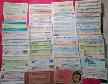 Miniassegni lira Italia