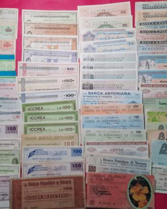 Miniassegni lira Italia