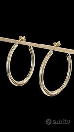 Orecchini in argento dorato 