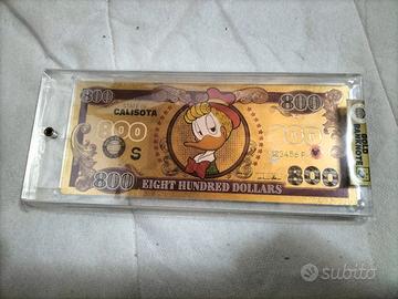 Disney Gold banknotes banconota Gastone 
