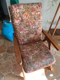 Vecchia poltrona della nonna anni 80