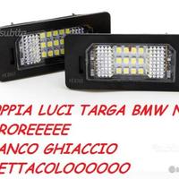 2x luce targa bmw E81 E85 E87 LED BIANCO GHIACCIO