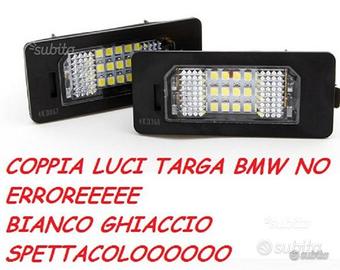 2x luce targa bmw E81 E85 E87 LED BIANCO GHIACCIO