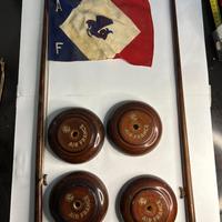 Bandiera da Tavolo AIR FRANCE Vintage + 4 Portaban