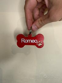 Targhetta cane con NOME PERSONALIZZABILE
