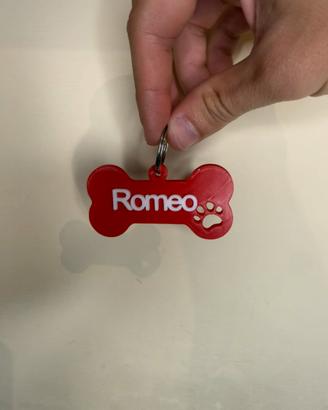 Targhetta cane con NOME PERSONALIZZABILE