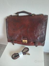 Borsa in vera pelle The Bridge