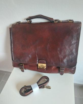 Borsa in vera pelle The Bridge