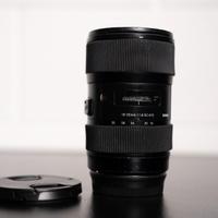 SIGMA 18\35mm f 1.8 attacco CANON