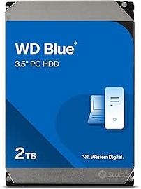WD Blue 2TB per Desktop, Hard Disk interno