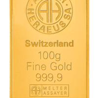 Lingotto i  Oro 100 Gr