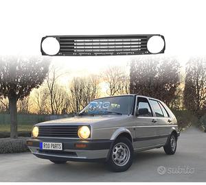 GRIGLIA VOLKSWAGEN VW GOLF 2 83-91 NERA MONO FARO