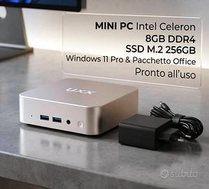 Mini Pc - 8gb Ddr4 - 256gb Ssd M2 - Win 11 pro