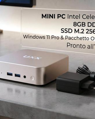 Mini Pc - 8gb Ddr4 - 256gb Ssd M2 - Win 11 pro
