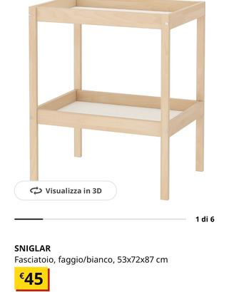 Fasciatoio Ikea SNIGLAR