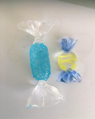 2 caramelle vetro di Murano
