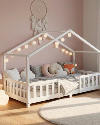 Letto per Cameretta a Forma di Casetta