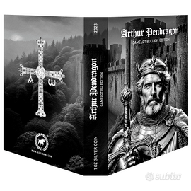 Niue 2023 - 1 oz Ag - Camelot Arthur Pendragon