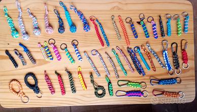 Portachiavi paracord artigianali