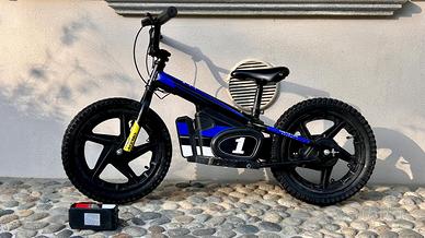 Bici elettrica bambini senza pedali 16" 2 batterie