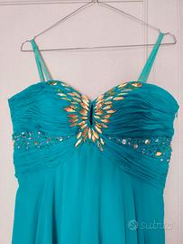 Abito verde elegante