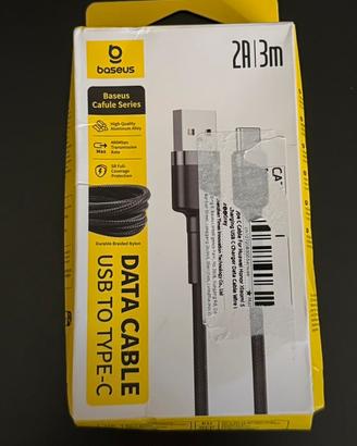 Cavo Baseus originale ricarica veloce USB-C nuovo