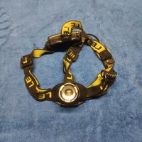 Potente lampada frontale a led con zoom