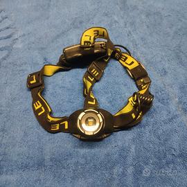 Potente lampada frontale a led con zoom