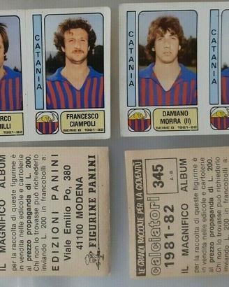 Figurine panini vintage Calciatori Catania 70,80,2