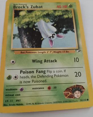Carta Pokémon Brock's Zubat