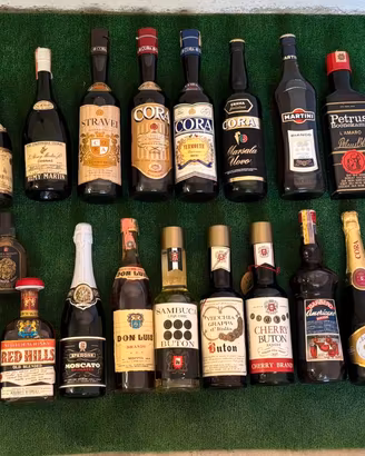 Lotto Bottiglie Vintage Anni '60-'80 leggere descr