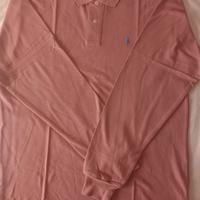 Polo Ralph Lauren-Small-Manica Lunga-Rosa Antico