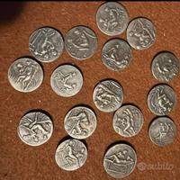 Lotto 16 monete Spintria - Tessere Romane Erotiche