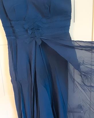 vestito luisa spagnoli seta e organza