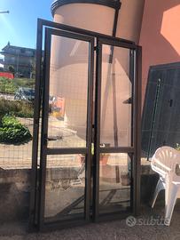 infisso seminuovo con serratura blindata