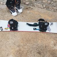 Snowboard Burton Rocker 170cm+attacchi e stivali n