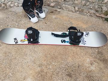 Snowboard Burton Rocker 170cm+attacchi e stivali n