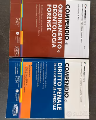 Compendio diritto penale e deontologia