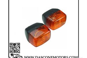 Coppia frecce anteriori booster arancione