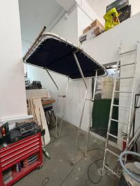 T top in alluminio per barche e gommoni