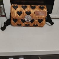 Borsa marrone e nero tema San valentino