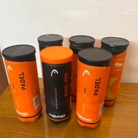 18 palline da padel usate