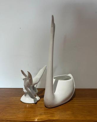 Decorazioni in ceramica bianca
