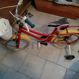 Bici bimbo con rotelle
