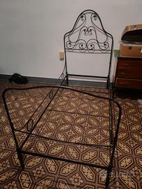letto in ferro battuto 