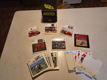 Collezione di schede di moto d'epoca