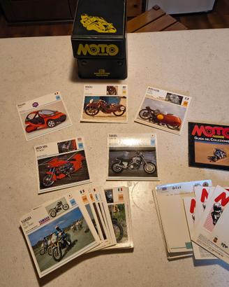 Collezione di schede di moto d'epoca
