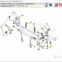 Leva freno ant Yamaha TDR125 2VWF39220000
