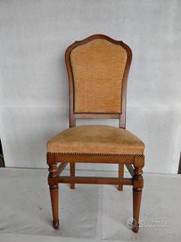 Sedie imbottite artigianali a 5 molle