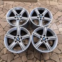 4 - CERCHI IN LEGA BMW 7,5X17 5X120 ET37 CB 72,6